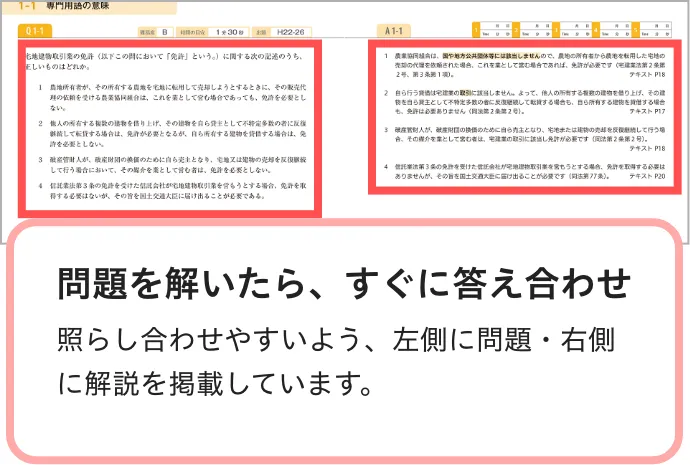 問題集｜宅地建物取引士(宅建)の資格試験は通信講座のフォーサイト