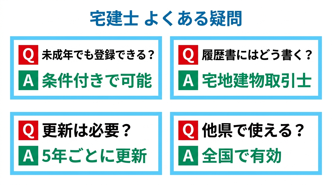 宅建士の素朴な疑問Q&A