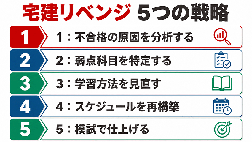 宅建リベンジ合格戦略