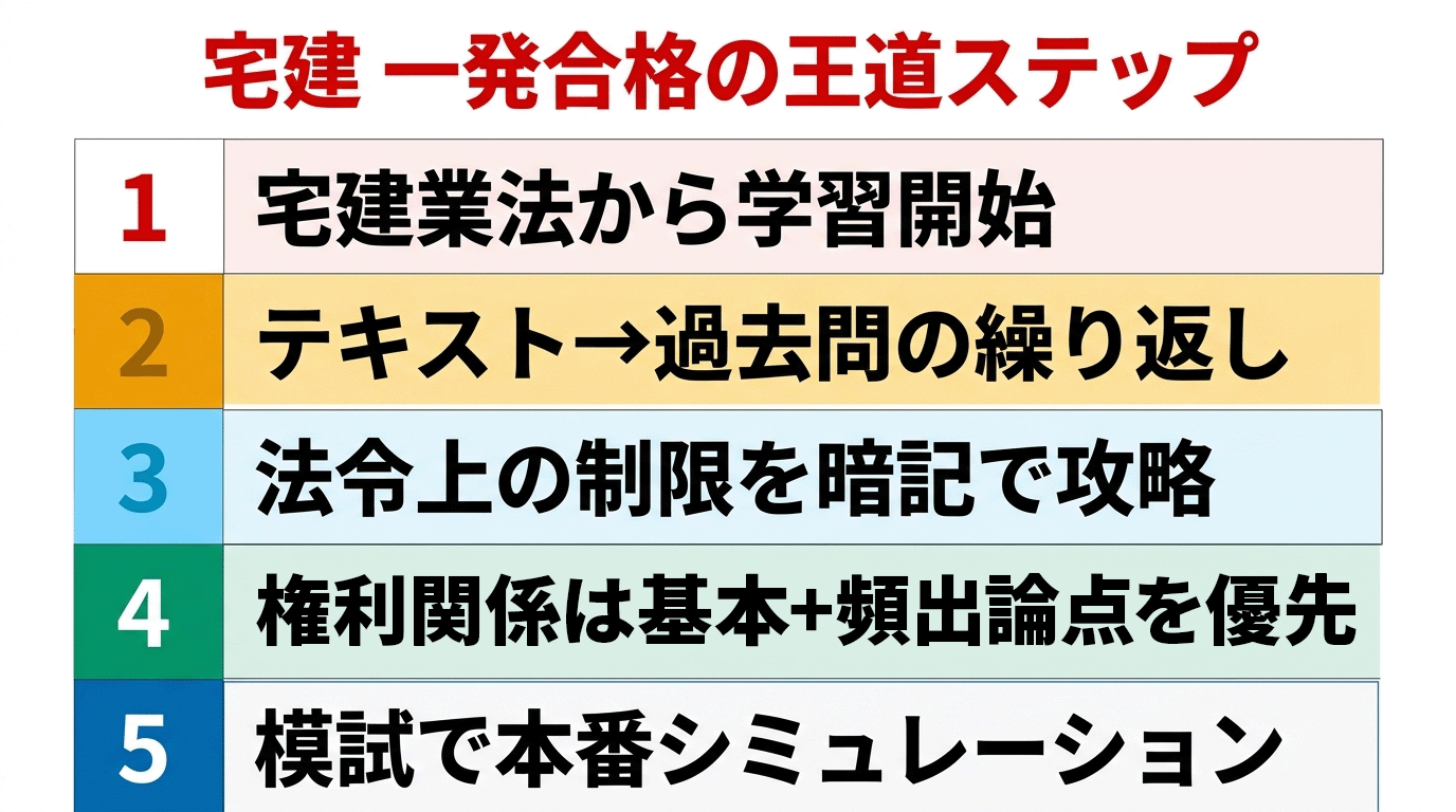 宅建勉強法の王道