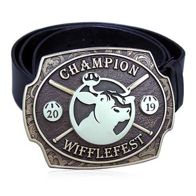 Stalwork Construction - Sandlot Groups’ Wifflefest Champion Belt Buckle
