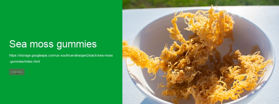 wildcrafted sea moss gummies