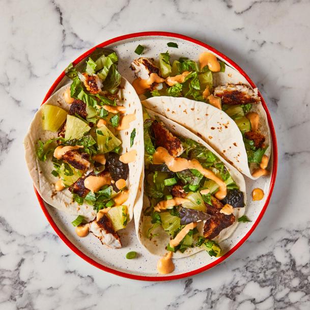 Blackened Basa Tacos With Pineapple Salsa 