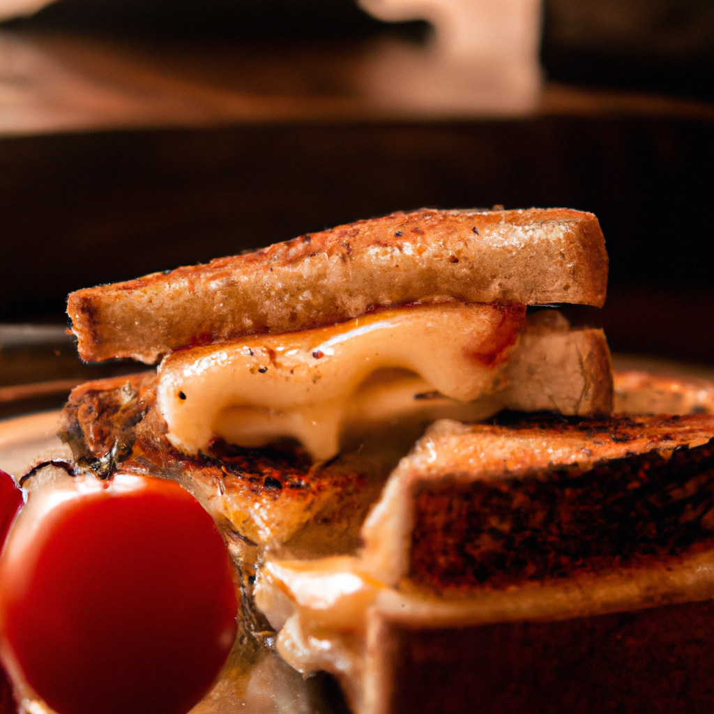 Grilled Cheese and Tomato Sandwich