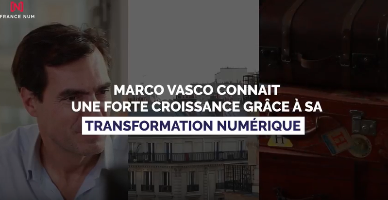 MARCO VASCO, 100% du business vient du online