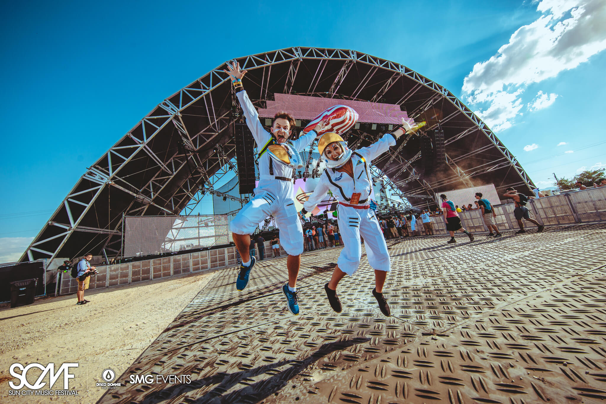 astronaut festival fans