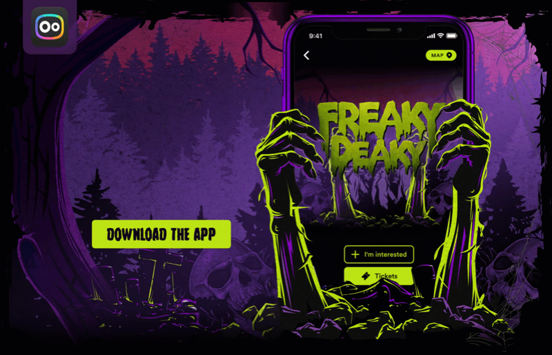 freaky deaky mobile app animation