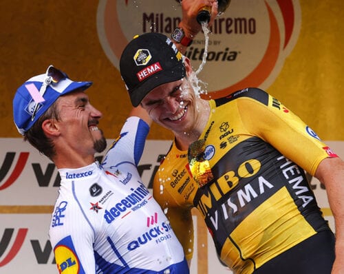 Julian Alaphilippe Wout Van Aert