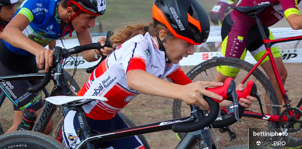 Bambino, ciclocross, figlio Mauro Bartoli