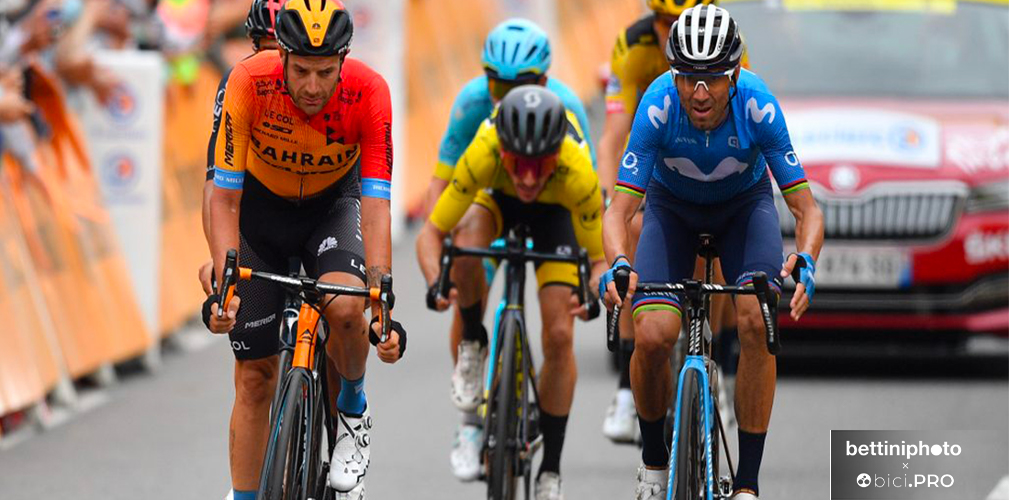 Damiano Caruso, Alejandro Valverde, Tour de France 2020