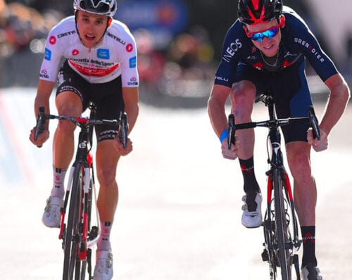 Tao Geoghegan Hart, Jay Hindley, Sestriere, Giro d'Italia 2020