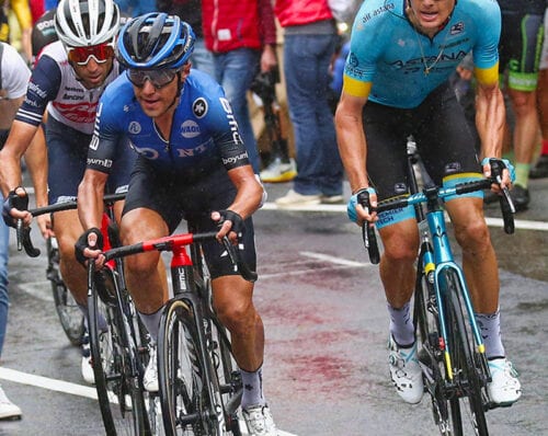 Domenico Pozzovio, Jakob Fuglsang, Vincenzo Nibali, Etna, Giro d'Italia 2020