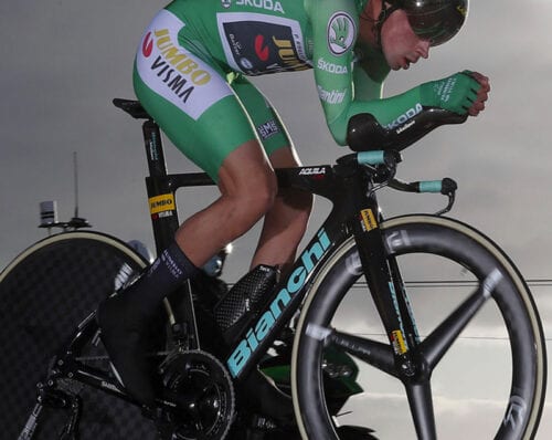 Primoz Roglic, cronometro Mirador de Ezaro, Vuelta 2020