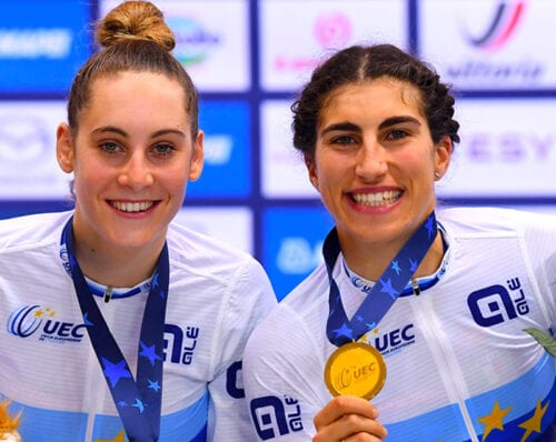 Elisa Balsamo, Vittoria Guazzini, europei pista, madison, 2020