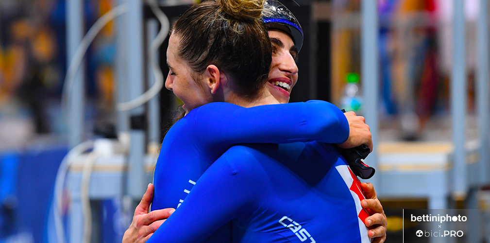 Elisa Balsamo, Vittoria Guazzini, europei pista, madison, 2020