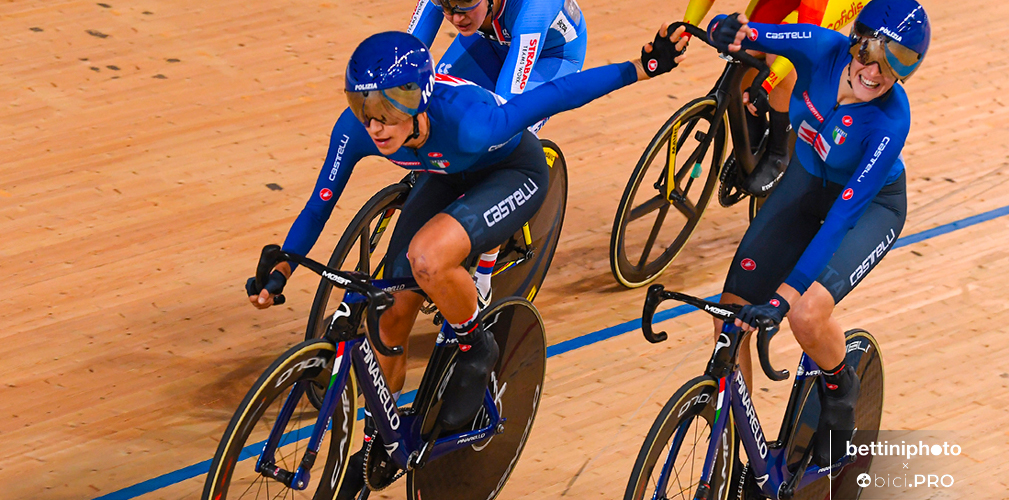 Elisa Balsamo, Vittoria Guazzini, europei pista, madison, 2020