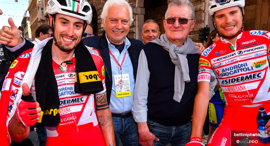 Mattia Cattaneo, Gianni Savio, Mario Androni, Fausto Masnada