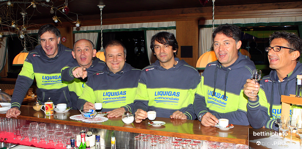 Mario Scirea, Dario Mariuzzo, Paolo Slongo, Biagio Conte, Stefano Zanatta, Alberto Volpi, diesse Liquigas