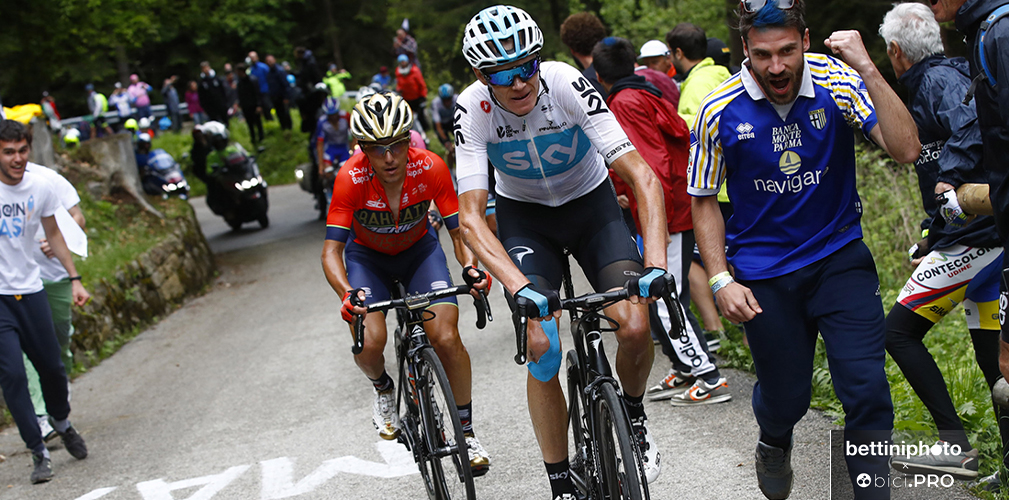 Chris Froome, Domenico Pozzovivo, Zoncolan, Giro d'italia 2018