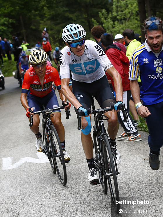 Chris Froome, Domenico Pozzovivo, Zoncolan, Giro d'italia 2018