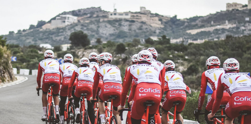 Team Cofidis, ritiro dicembre 2020 (foto Cofidis)