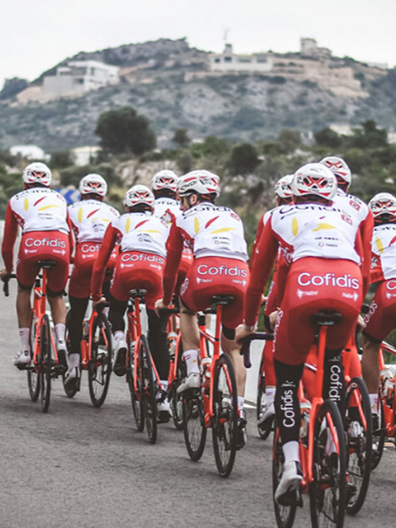 Team Cofidis, ritiro dicembre 2020 (foto Cofidis)