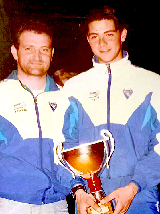 Davide Balboni, Claudio Astolfi, terzo mondiali juniores, Novo Mesto 1996