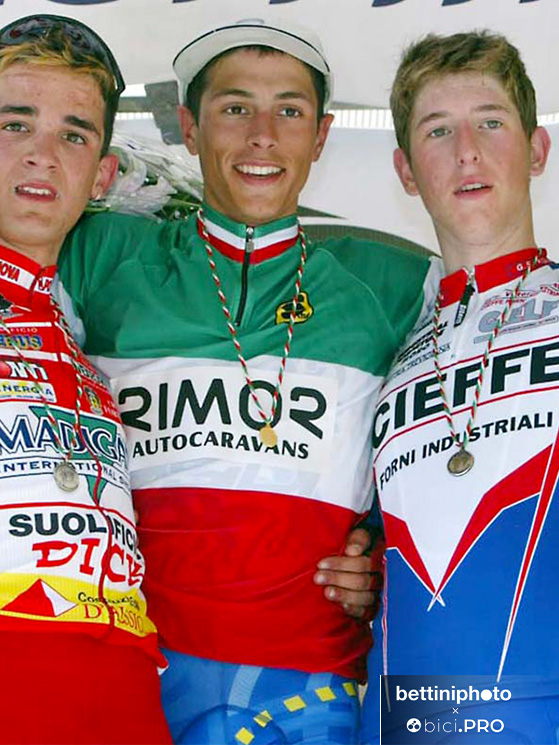 Eros Capecchi, tricolore juniores 2004