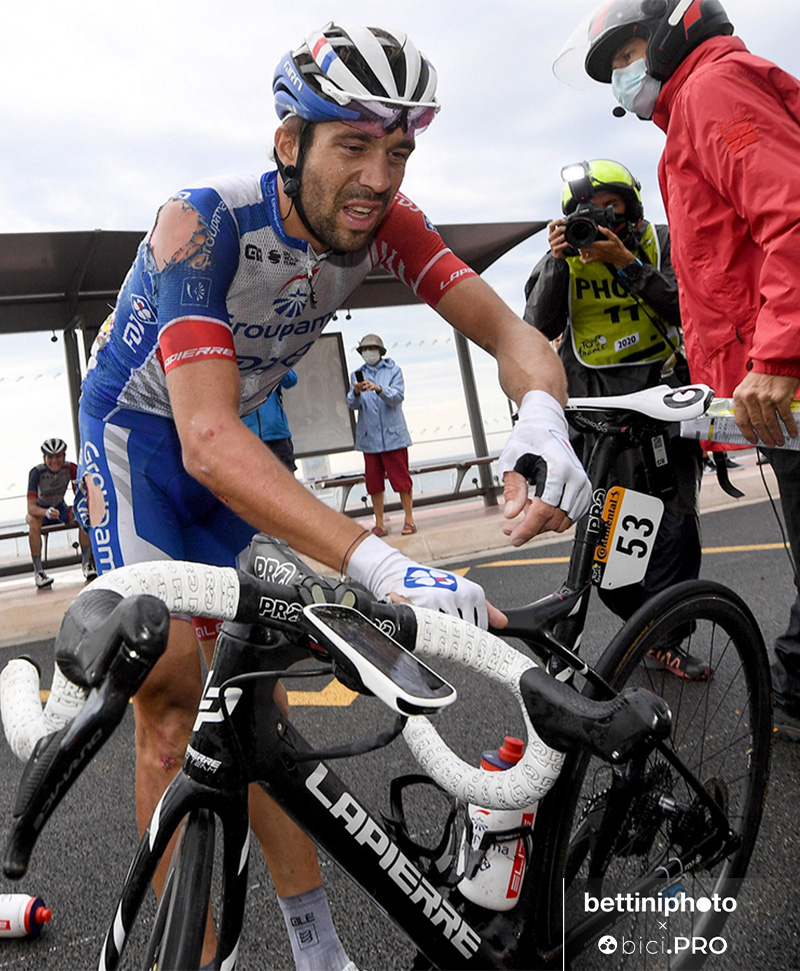 Thibaut Pinot, caduta Nizza, Tour de France 2020