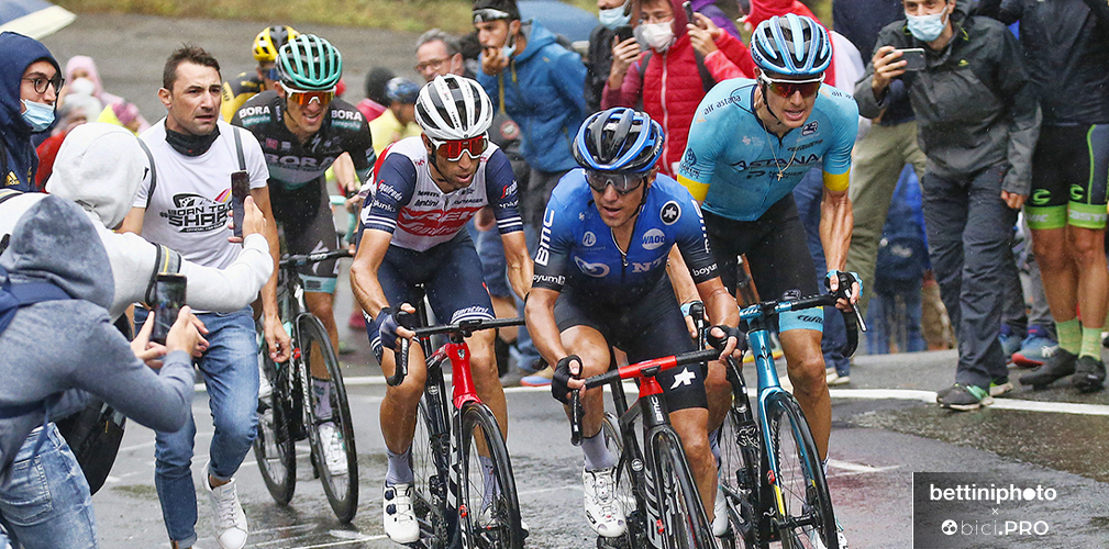 Vincenzo Nibali, Domenico Pozzovivo, Jakob Fuglsang, Etna, Giro d'Italia 2020