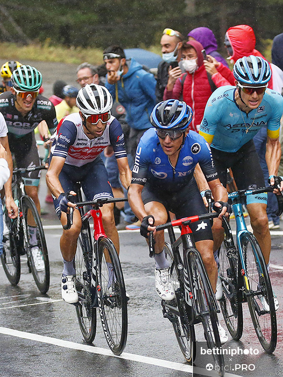 Vincenzo Nibali, Domenico Pozzovivo, Jakob Fuglsang, Etna, Giro d'Italia 2020