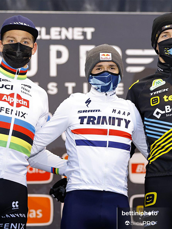 Mathieu Van der Poel, Thomas Pidcock, Toon Aerts,Superprestige, Gavere, 2020