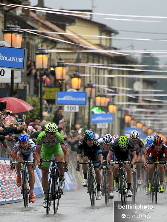 Enrico Battaglin, Serra San Bruno, Giro d'Italia 2013 su Felline, Visconti, Uran