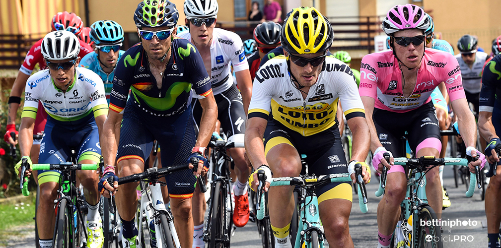 Enrico Battaglin, Alejandro Valverde, Steven Kruijswijk, Giro d'Italia 2016