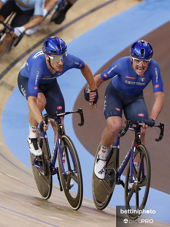 Elia Viviani, SImone Consonni, mondiali Berlino 2020