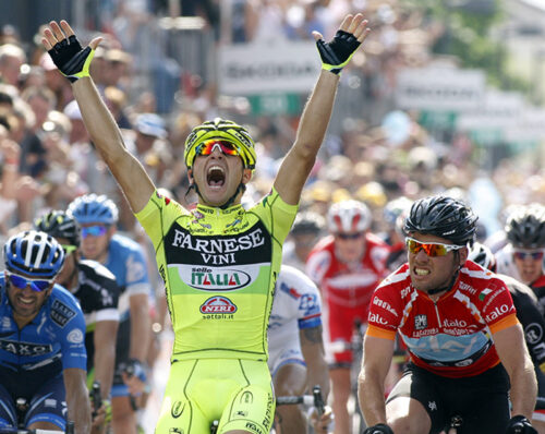 Andrea Guardini, Mark Cavendish, Vedelago, Giro d'Italia 2012