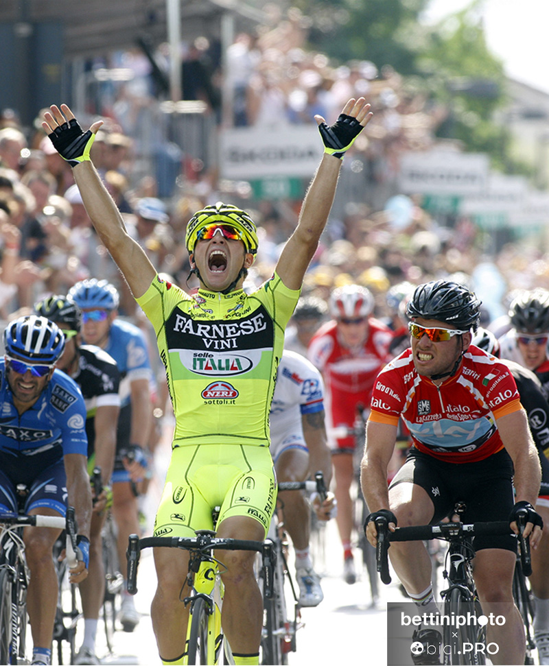 Andrea Guardini, Mark Cavendish, Vedelago, Giro d'Italia 2012