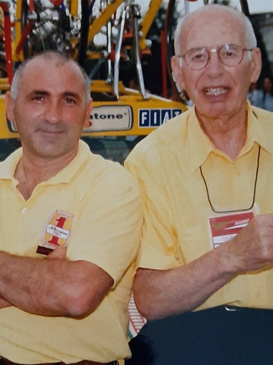 Luigi Veneziano con Luciano Pezzi