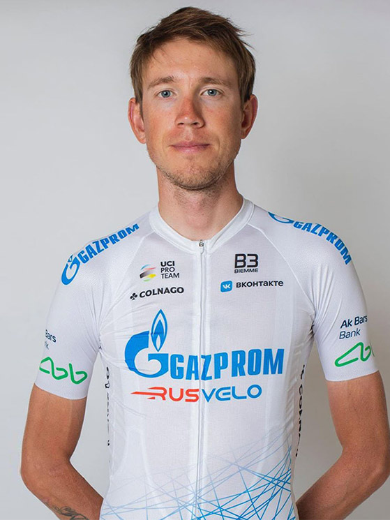 Zakarin in maglia Gazprom