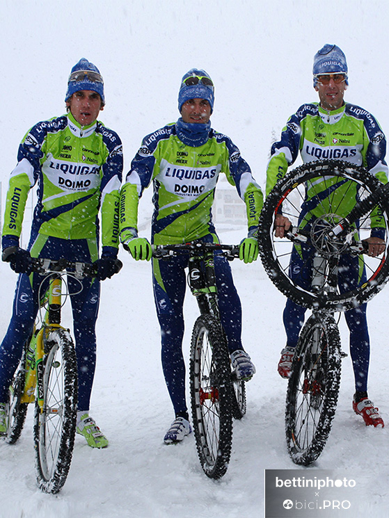 Roman Kreuziger, Ivan Basso, VIncenzo Nibali, Franco Pellizotti, Liquigas, passo San Pellegrino 2009