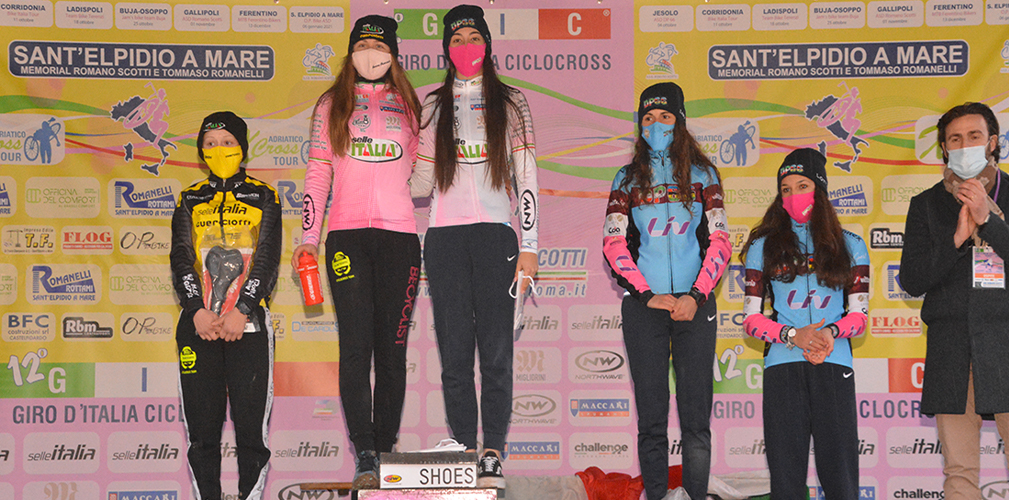 Maglia Rosa: Francesca Baroni – Maglia Bianca: Alice Papo, Giro d'Italia Ciclocross, Porto Sant'Elpidio