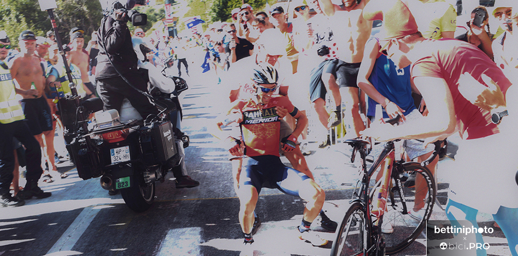 Vincenzo Nibali, caduta Alpe d'Huez, Tour de France 2018