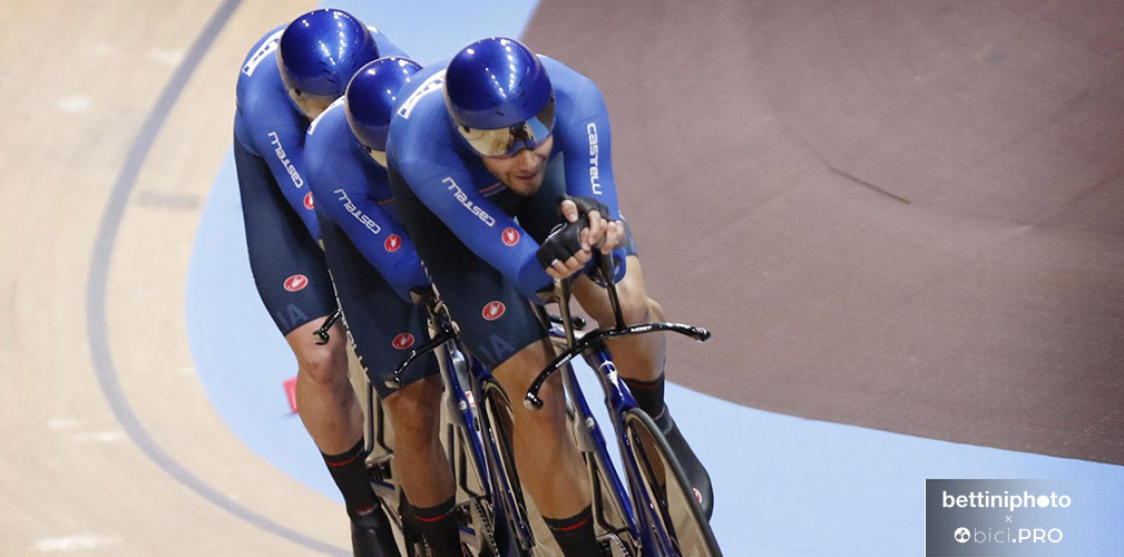 Ganna guida il quartetto azzurro