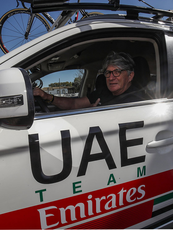 Oggi Bruno Vicino è nello staff della UAE Team Emirates