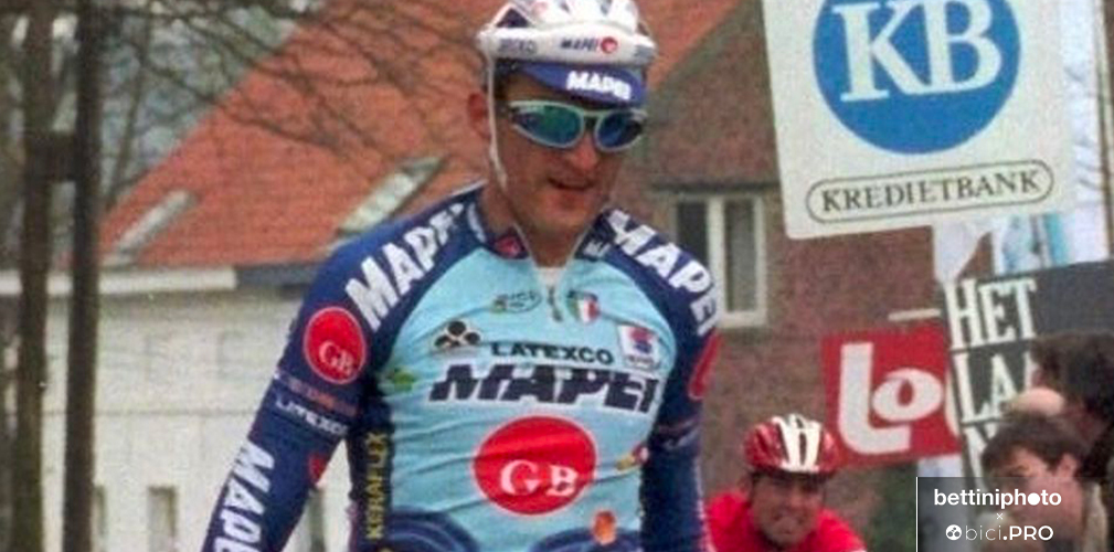 Gianluca Pianegonda vince la Freccia del Brabante nel 1997