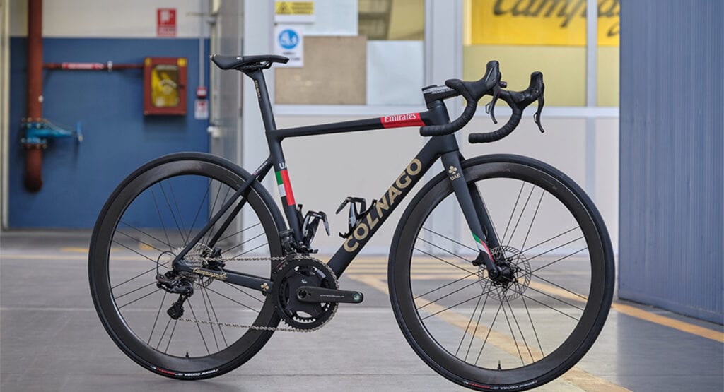 La Colnago V3Rs in dotazione all'UAE Team Emirates