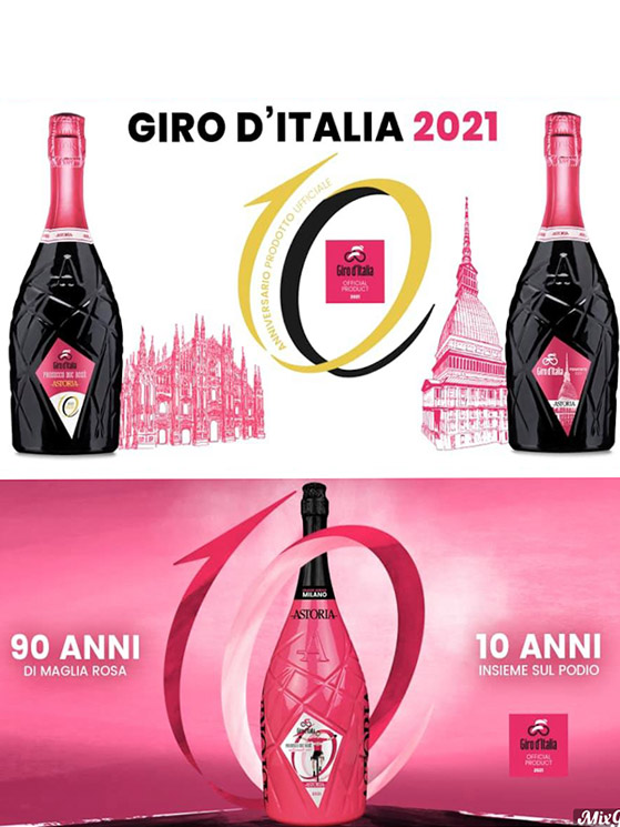 Astoria ha festeggiato 10 anni di collaborazione con il Giro d'Italia