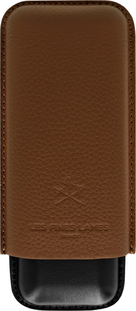 CIGAR CASE - DUO Brown