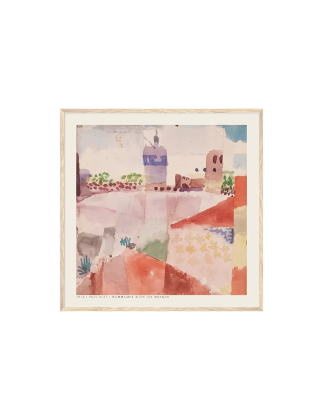 Hammamet with Its Mosque - Paul Klee
