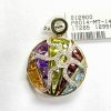 14K Multi-Gems Pendant